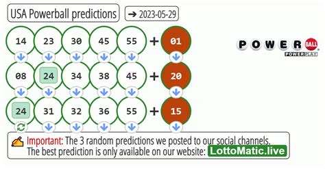 powerball bonus prediction today